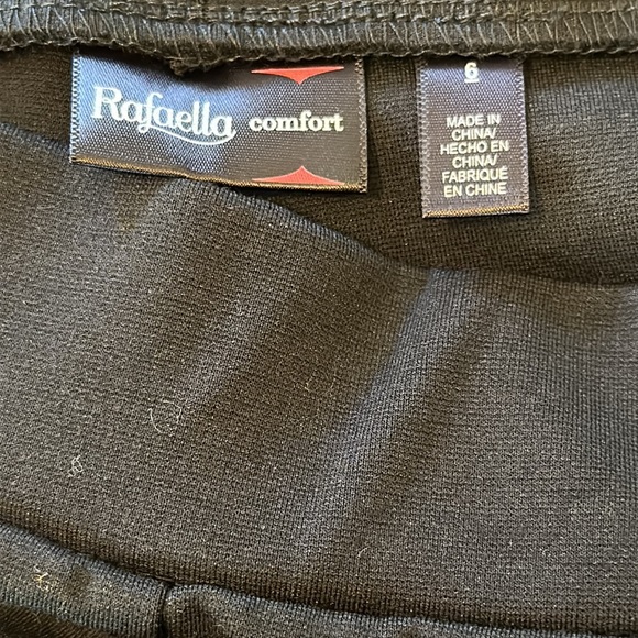 Nwt Rafaella comfort fit black pull on pants - Picture 7 of 8